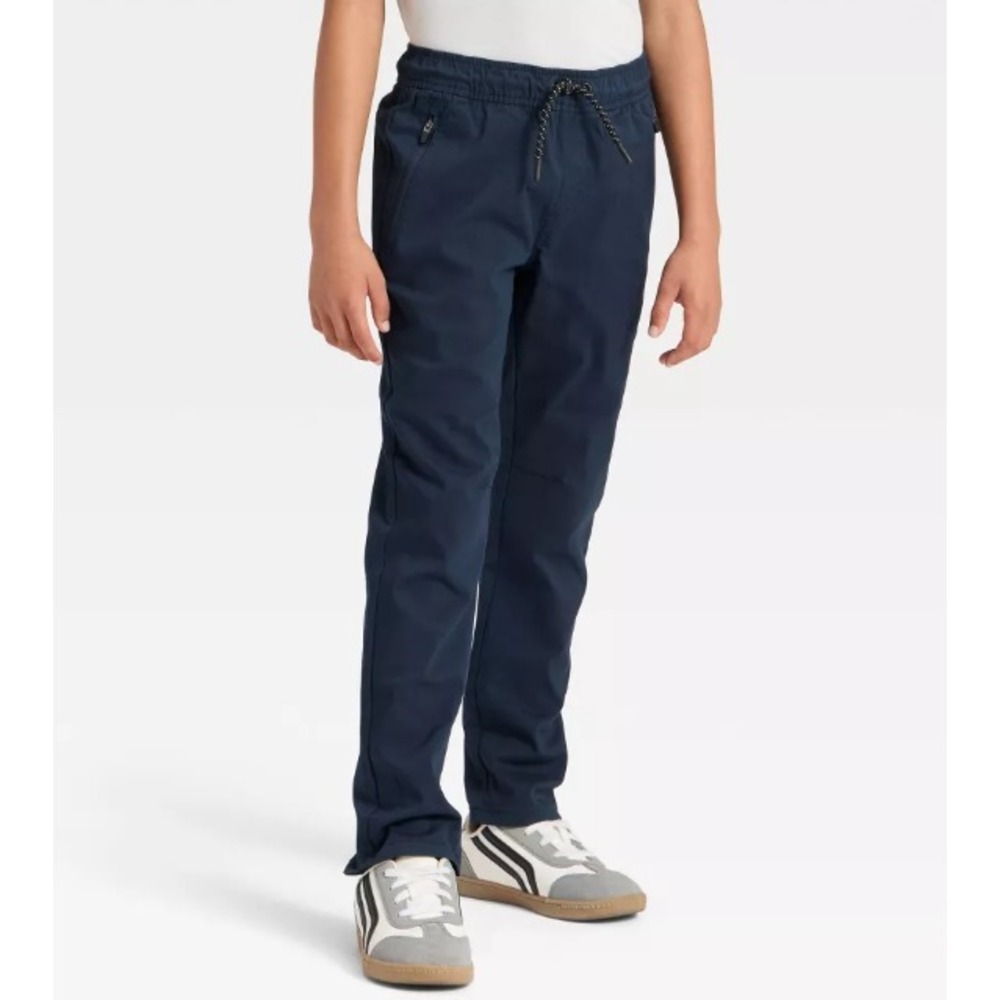 Boys' Quick Dry Stretch Pants Navy Blue Size 4